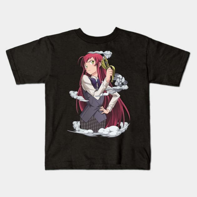 the devil is a part timer - Emilia Kids T-Shirt by mounier